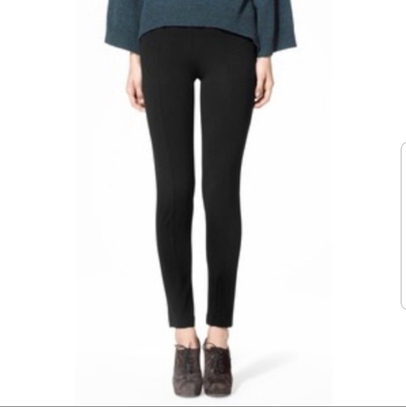 Theory Quinna Charcoal Leggings/Pants - Picture 3 of 5